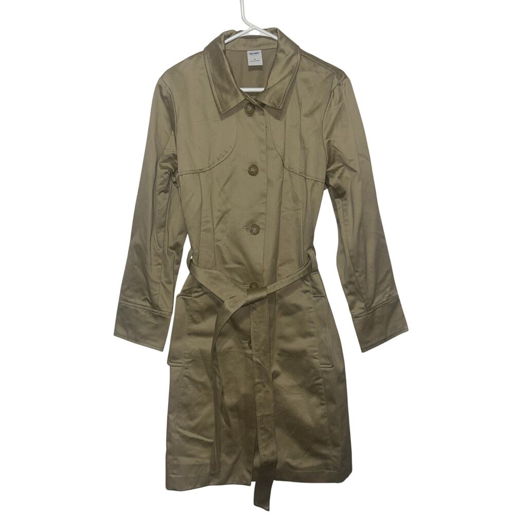 Y2K Old Navy Tan Trench Coat Women’s XL Belt